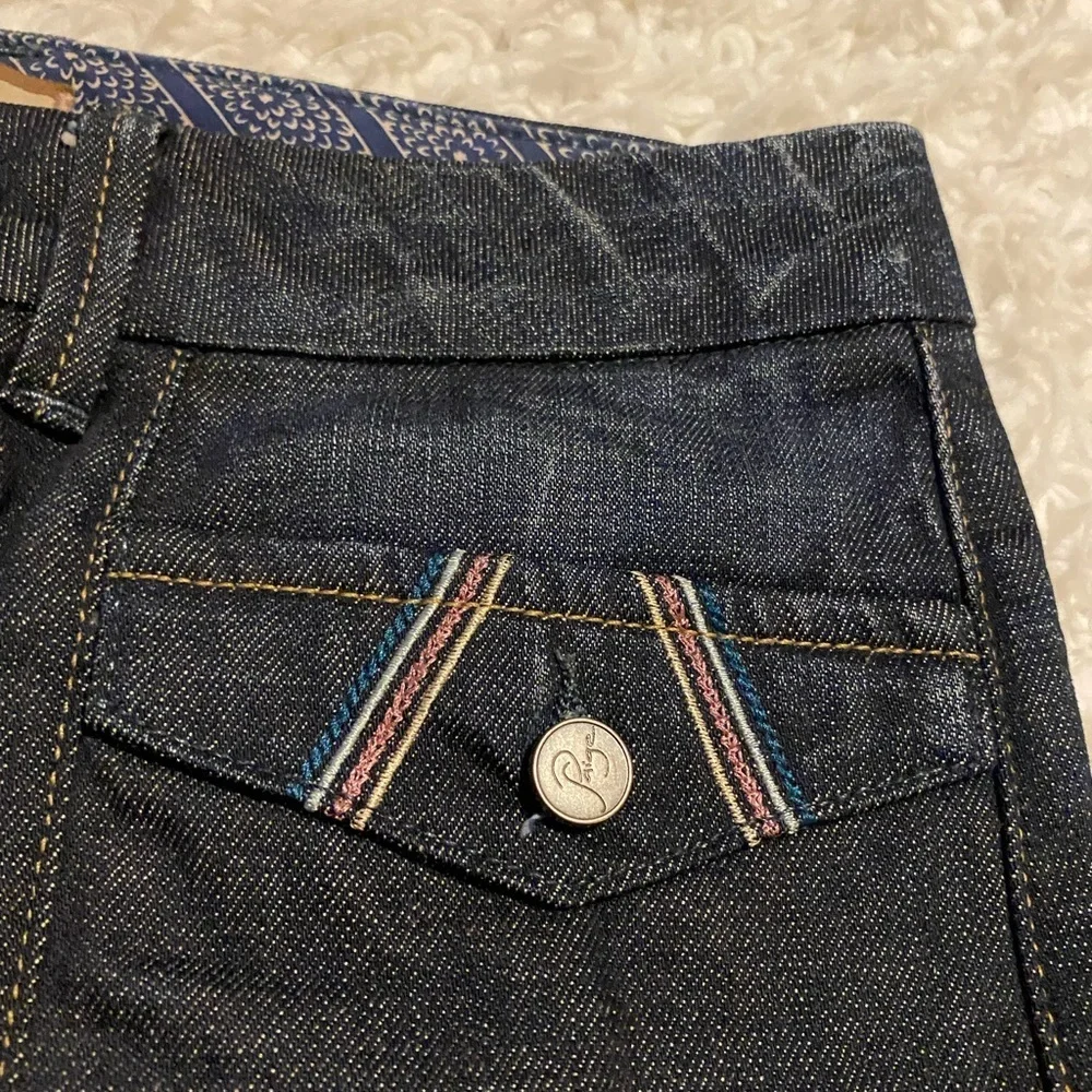 Vintage y2k Paige denim jean skirt 28 Pair-Fax pencil split skirt sk0024